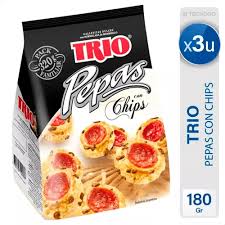 GALLETITAS TRIO 160/180 GRS PEPAS CHIPS